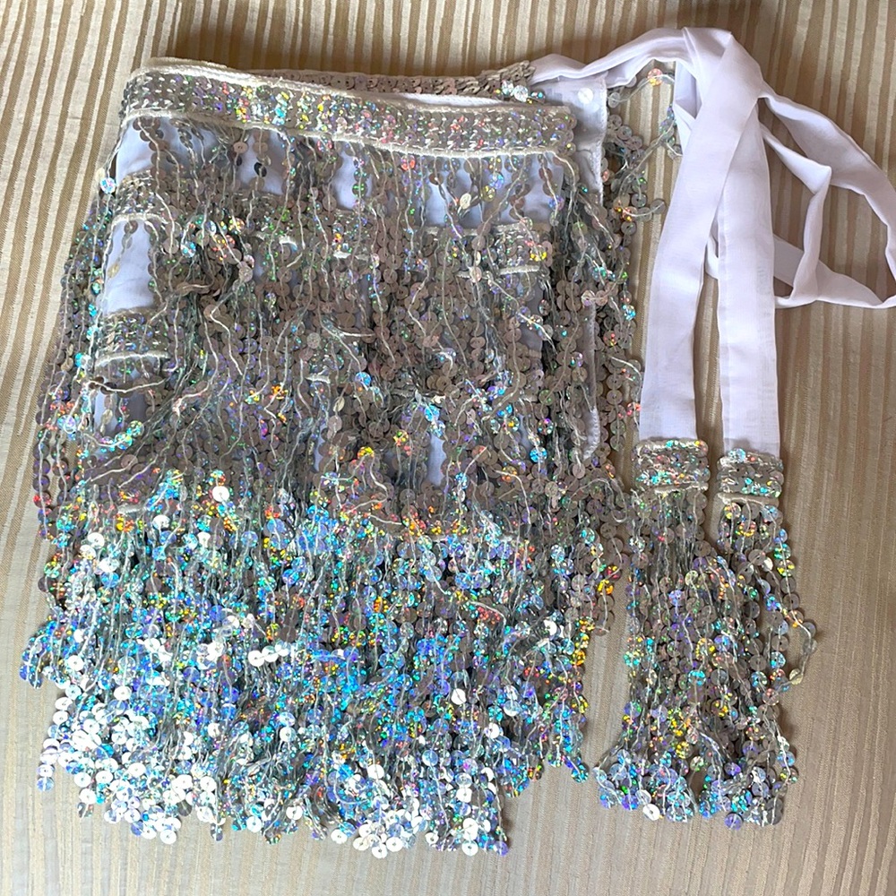 Iridescent cover up wrap NEW